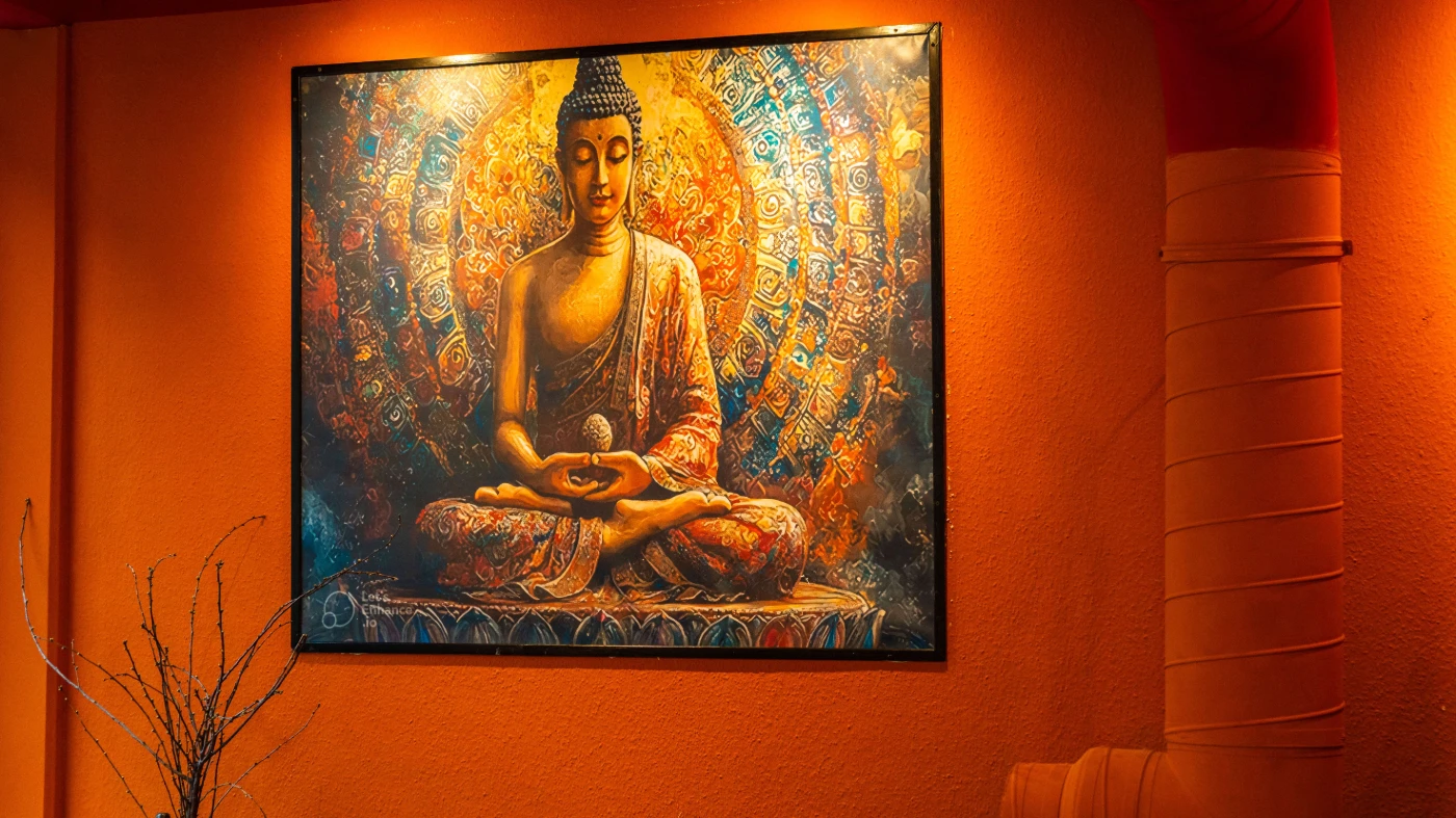 Sanjha Tadka – Buddha Wandbild Dekoration